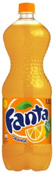 Gāzēts dzēriens FANTA Orange, PET, 1.5 l