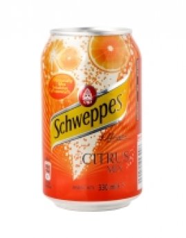 Gāzēts dzēriens SCHWEPPES Citrus Mix, bundžā, 0.33l