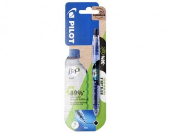 Gēla pildspalva PILOT GEL, 0,7 mm, melna