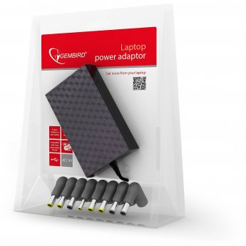 Gembird AC mains 40W universal notebook power adaptor