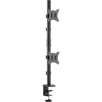 Gembird Adjustable 2-display vertical desk mount, 17-32"