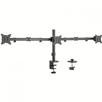 Gembird Adjustable desk 3-display mounting arm, 17-27"