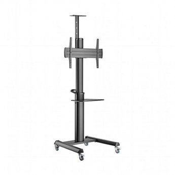Gembird Aluminum TV floor stand with caster wheels, 37-70"