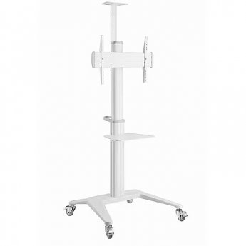 Gembird Aluminum TV floor stand with caster wheels, 37-70"