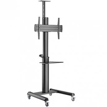 Gembird Aluminum TV floor stand with caster wheels, 37-70"