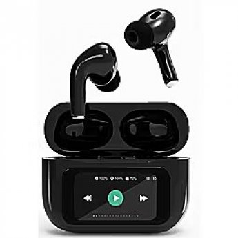 Gembird Austiņas Gembird BT TWS with LCD display and Active Noise Cancelling Black