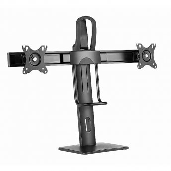 Gembird Double monitor desk stand, height adjustable, 17-27"