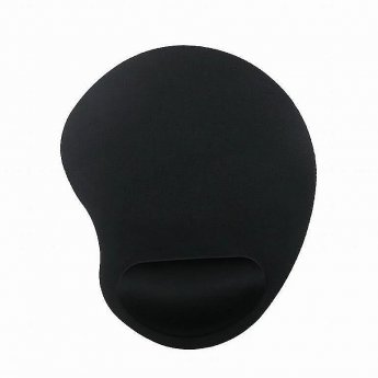 Gembird Ergo mouse pad with soft wrist support, Black (240 x 200 x 4 mm)