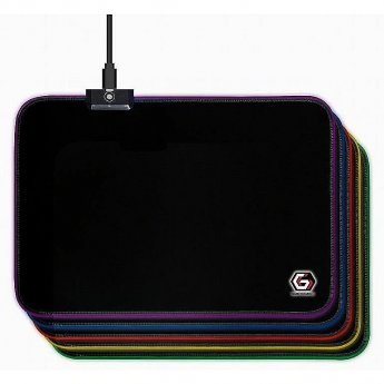 Gembird Gaming mouse pad with RGB LED, M (350 x 250 x 4 mm)