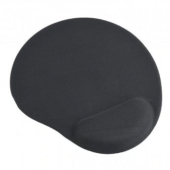 Gembird Gel mouse pad, Black (240 x 220 x 4 mm)