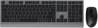 Gembird KEYBOARD +MOUSE WRL CYRILLIC/BK KBS-WPS-02-CYRL