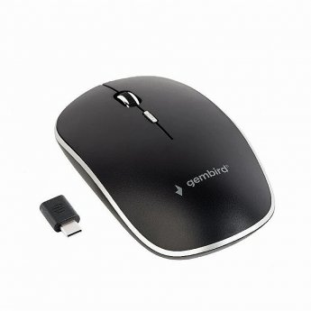 Gembird MUSW-4BSC-01, Wireless Type-C, Black