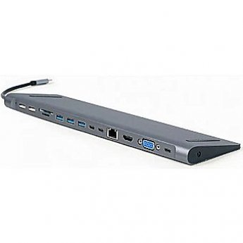 Gembird USB Type C multi port adapter