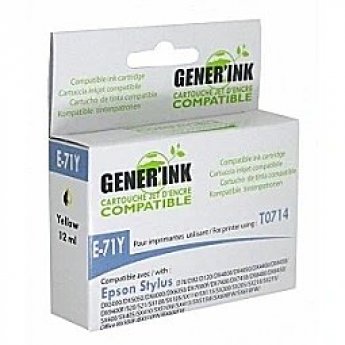 Generink Tintes kārtridžs Generink Epson E-71Y Yellow