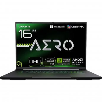 Gigabyte AERO X16 1WH Space Grey, 16" WQXGA 165Hz, Ryzen AI 7 350, 32GB, 1TB SSD, GeForce RTX 5070 8GB (DLSS 4), Windows 11 Home