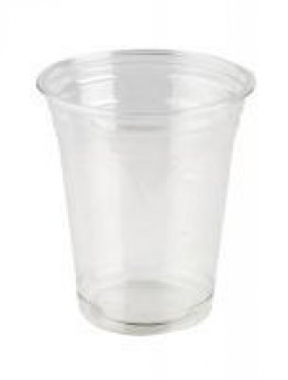 Glāzes PET 300ml, D78mm, H120mm, 0.417kg, 50 gab.