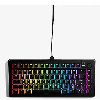 Glorious GMMK 3 75 % Custom Gaming-Tastatur - Pre-Built, ANSI (US), Fox Switches, schwarz