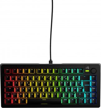 Glorious GMMK 3 Pro HE 75% Gaming-Tastatur, Fox HE Switches - ISO-ND, schwarz