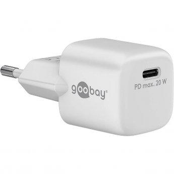 Goobay USB-C™ PD Schnellladegerät Nano (20 W) weiß