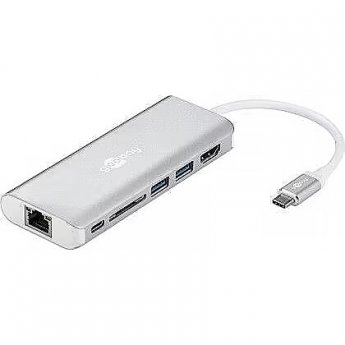 Goobay USB-C Premium Multiport-Dock 76788 Silver