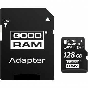 Goodram M1AA, microSDXC, 128GB, Class 10, UHS-I + Adapter