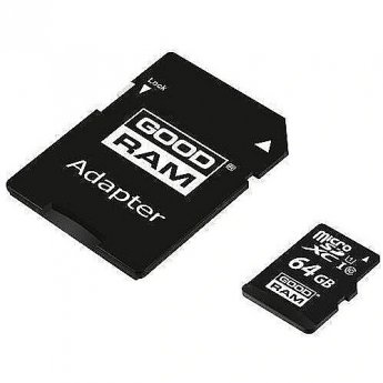 Goodram M1AA, microSDXC, 64GB, Class 10, UHS-I + Adapter