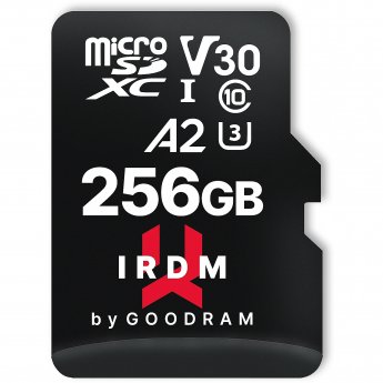 Goodram M2AA, 256GB, microSDXC, UHS-I, U3, A2, + Adapter