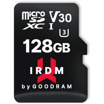 Goodram M3AA, 128GB, microSDXC, UHS-I, U3, V30, + Adapter