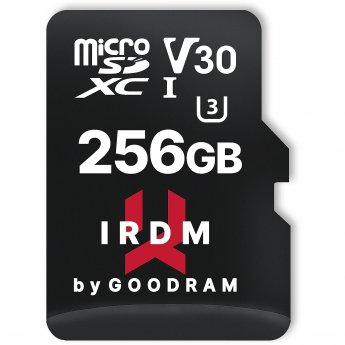 Goodram M3AA, 256GB,  microSDXC, UHS-I, U3, V30, + Adapter