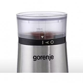 Gorenje | Coffee grinder | SMK150E | 150 W | Coffee beans capacity 60 g | Lid safety switch | Stainless steel