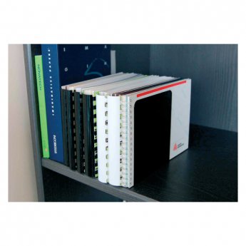 Grāmatu paliktnis Alco, 125x140x145 mm, melns