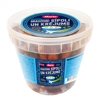 Grauzdiņi MARIO, ar sīpolu un krējuma garšu, 450g