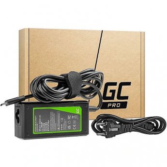 Green Cell Charger, AC adapter USB-C 45W 5/9/12/15/20V