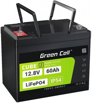 Green Cell LFPGC12V60AH UPS battery Lithium Iron Phosphate (LiFePO4) 12.8 V 60 Ah