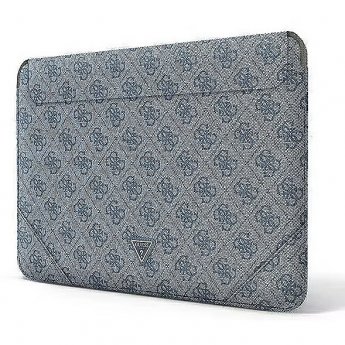 Guess 4G Uptown Triangle Logo Sleeve - 13" / 14" niebieski