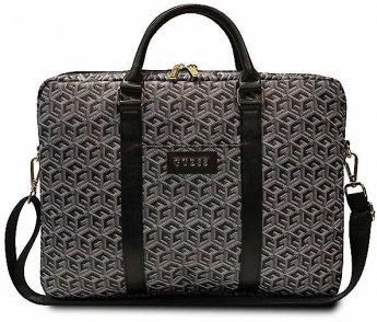 Guess GCube Stripes laptop bag, 16", Black
