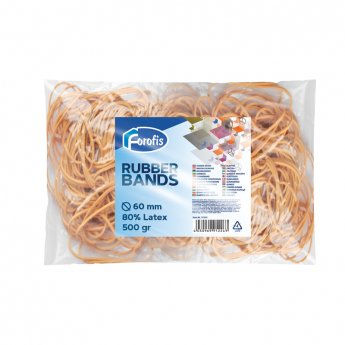 Gumijas FOROFIS 70mm, 500g, dabīgā krāsā