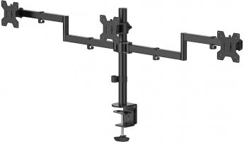 Hama 220899 uchwyt do monitora 2 ramiona, 13"-27", czarny