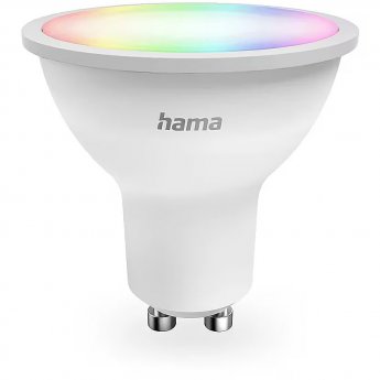 Hama Żarówka LED WIFI GU10 | 4,9W RGBW | MATTER