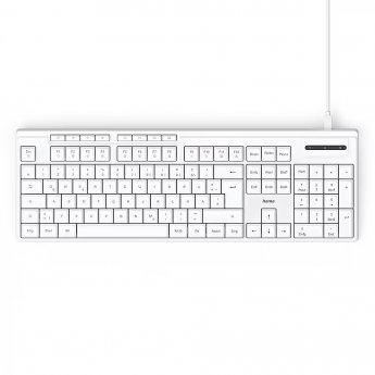 Hama wired keyboard CK-200 white