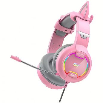 Havit  H2233D, Pink + Ear Charm