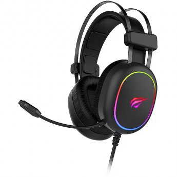 Havit GAMING HEADPHONE RGB BLACK 2016D Headset Wired Head-band