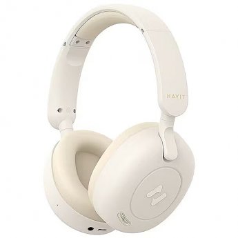 Havit H655BT - Bluetooth wireless headphones, beige