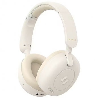 Havit H655BT - Bluetooth wireless headphones, beige