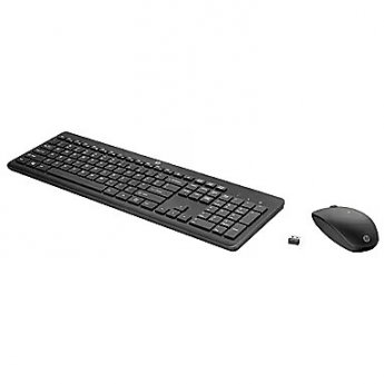 Hewlett Packard 235 Wireless Mouse Keyboard Combo - Black  - EST