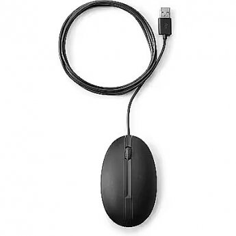 Hewlett Packard 320M USB Wired Optical Mouse - Black (BULK of 120 pcs)