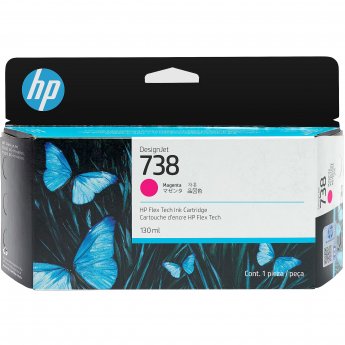 Hewlett Packard 738 130-ML MAGENTA DESIGNJET INK CARTRIDGE