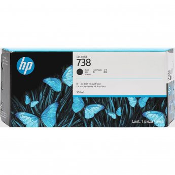 Hewlett Packard 738 300-ML BLACK DESIGNJET INK CARTRIDGE