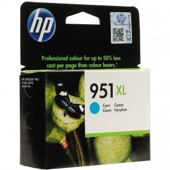 Hewlett Packard 951XL CYAN OFFICEJET INK CARTRIDGE