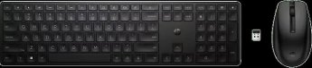 Hewlett Packard GOLD HP 655 Wireless + Mouse, Black, US ENG